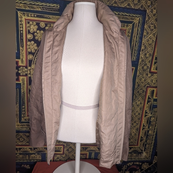 600West Tan Zip Up Jacket Size Large - Picture 4 of 9